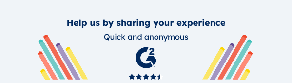 Leave us a review on G2 Crowd